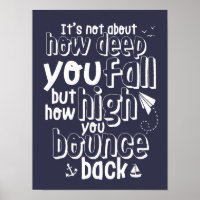 Inspirational Life Quote Poster Move On