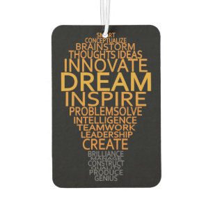 Inspirational Light Bulb air freshner Car Air Freshener