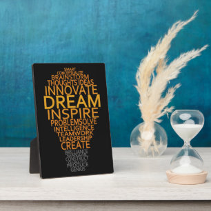 Inspirational Light Bulb custom plaque