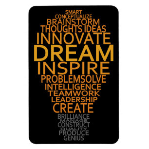 Inspirational Light Bulb magnet