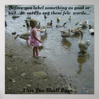 Inspirational Little Girl Poster