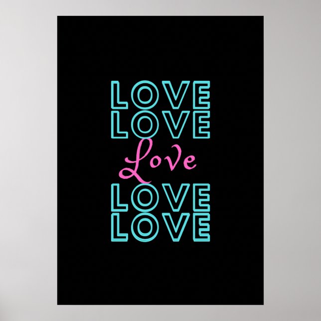 Inspirational Love Design  Poster (Front)