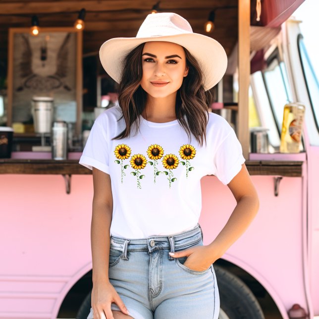 Inspirational Love, Hope Believe, Faith,Sunflower  T-Shirt (Creator Uploaded)