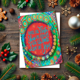 Inspirational Love like Jesus Quote Inspirivity Card