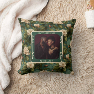 Inspirational Lovebird 5Th AnniversaryThrow Pillow