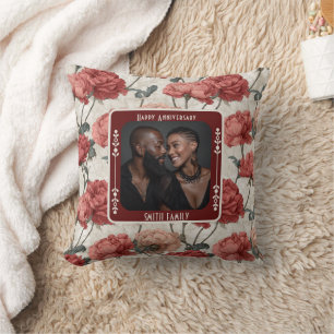 Inspirational Lovebird Wedding Throw Pillow  
