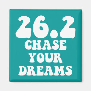 Inspirational marathon magnet
