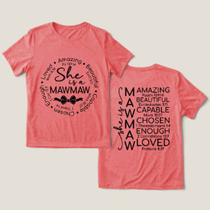 Inspirational Mawmaw Tri-Blend Shirt