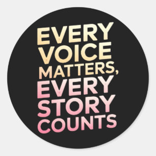 Inspirational Message In Gradient Text Sticker