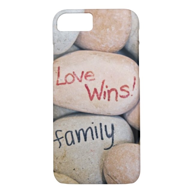 inspirational message on stones Case-Mate iPhone case (Back)