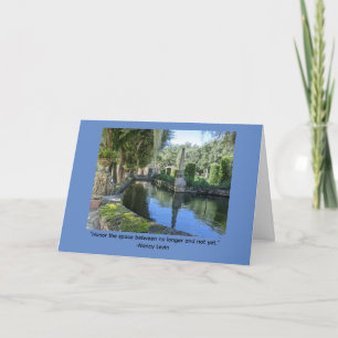 Inspirational Message Vizcaya Gardens Card