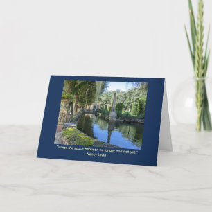 Inspirational Message Vizcaya Gardens Card