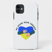 Inspirational message We stand with Ukraine 
