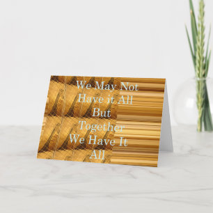 Inspirational Message with African Wildlife Design Card