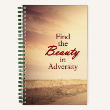 Inspirational message, writing journal