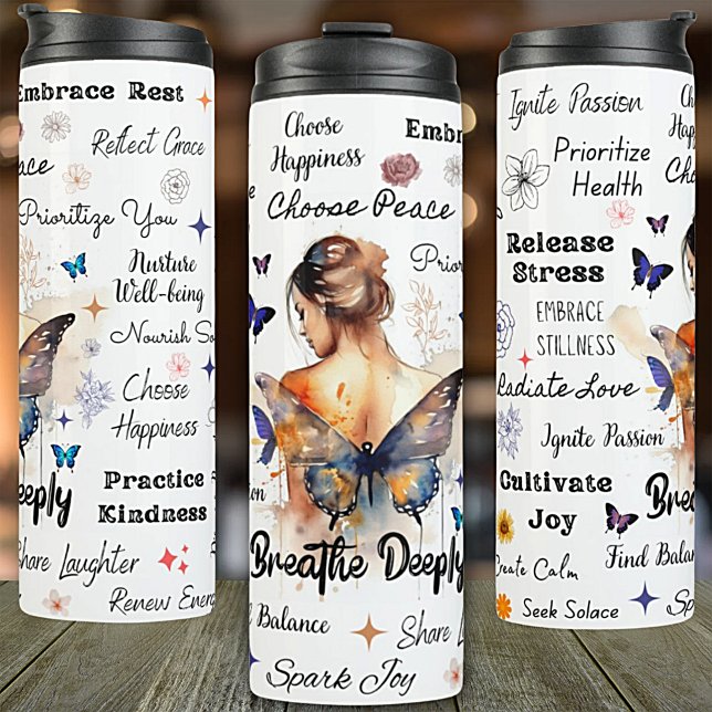 Inspirational Messages Thermal Tumbler (Creator Uploaded)