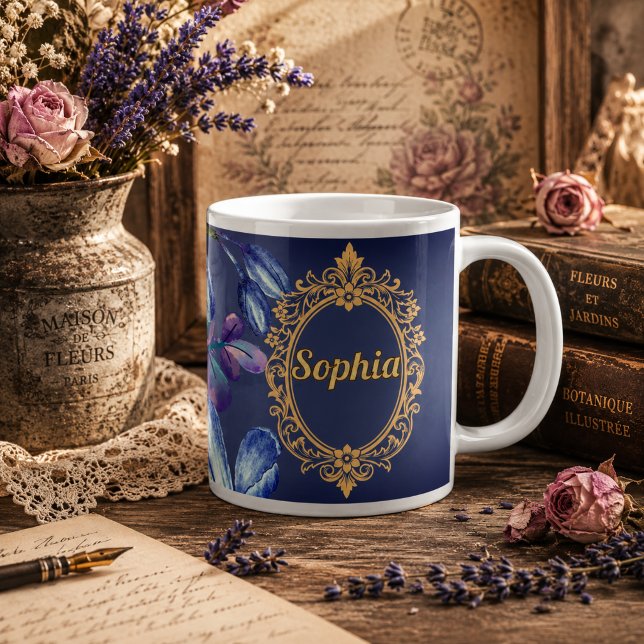 Inspirational Monogram Internally Validated Boss  Large Coffee Mug (Creator Uploaded)