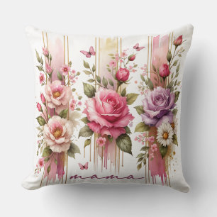 Inspirational Mother's Day Roses Mama Cushion