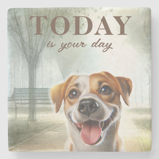 Inspirational Motivation Stone Coaster (Front)