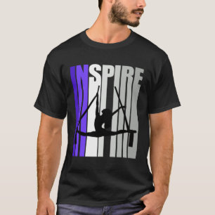 Inspirational Motivational Air Yoga Instructor Tea T-Shirt
