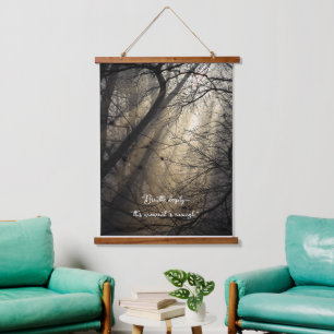Inspirational Motivational Custom Quote Hanging Tapestry