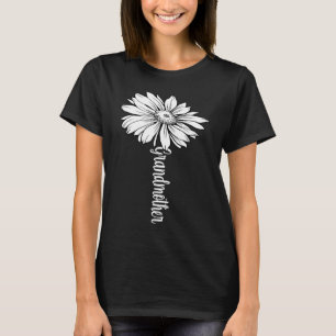 Inspirational Motivational Flower Stem Grandmother T-Shirt