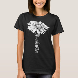 Inspirational Motivational Flower Stem Grandmother T-Shirt