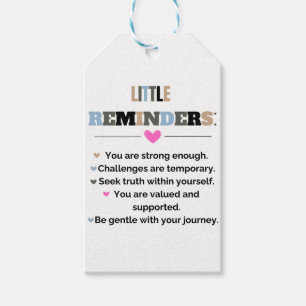 Inspirational Motivational Gifts Little Reminders Gift Tags