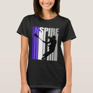Inspirational Motivational Lacrosse Instructor Tea T-Shirt