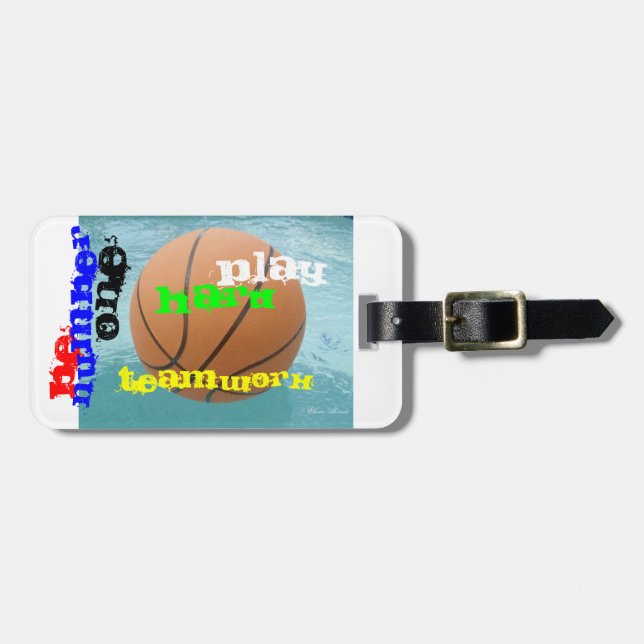 Inspirational / Motivational Luggage Tag (Front Horizontal)