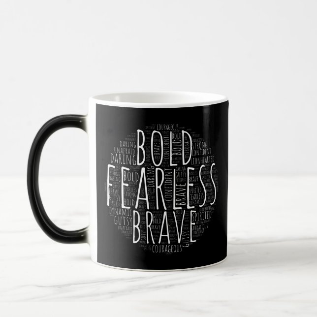 Inspirational Motivational Magic Mug (Left)
