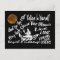 Inspirational Motivational night stars post card