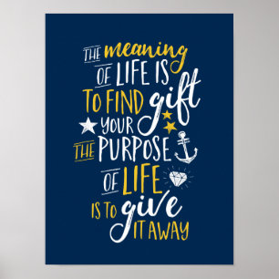 Inspirational Motivational Poster Life Quotes