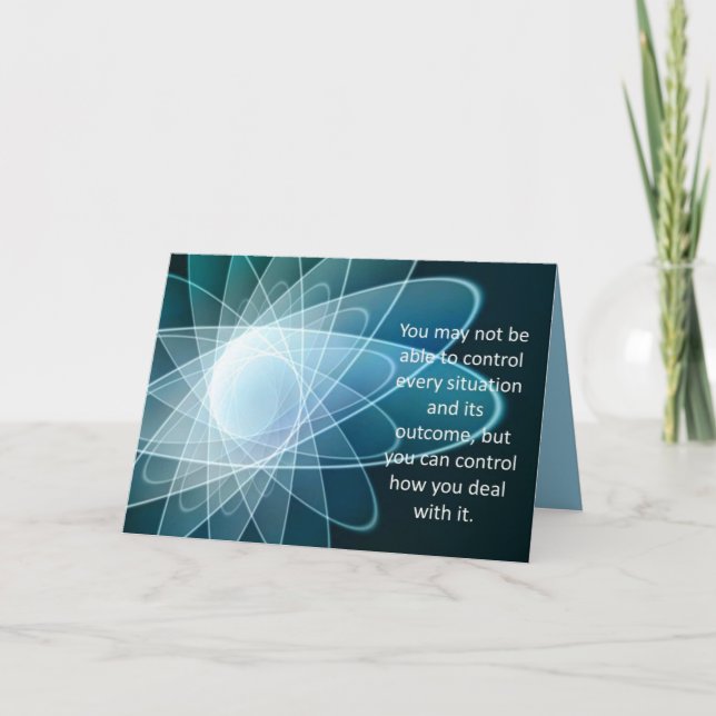 Inspirational & Motivational Quote Affirmation Card (Front)