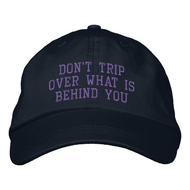 Inspirational Motivational Quote Positivity Embroidered Hat (Front)