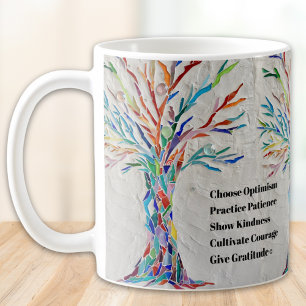 Inspirational Motivational Quote Tree Coffee Mug