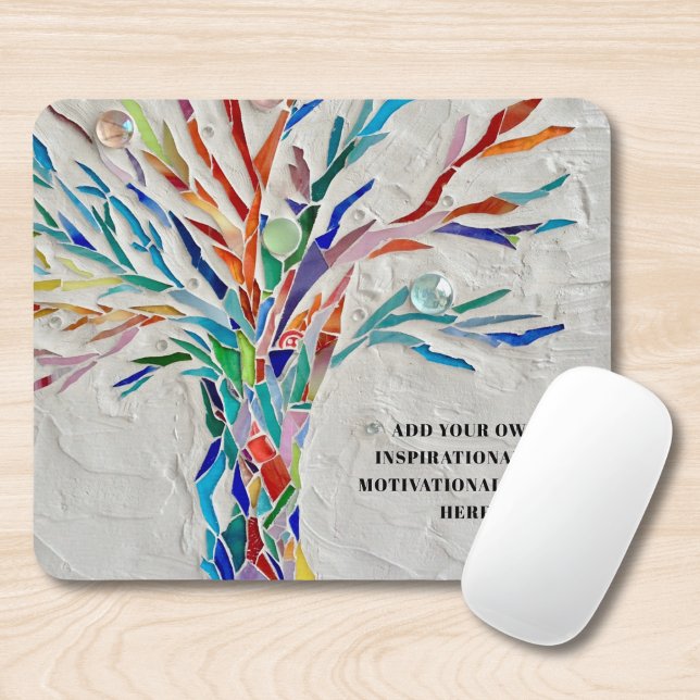 Inspirational Motivational Quote Tree  Mouse Pad (Creator Uploaded)