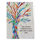 Inspirational Motivational Quote Tree