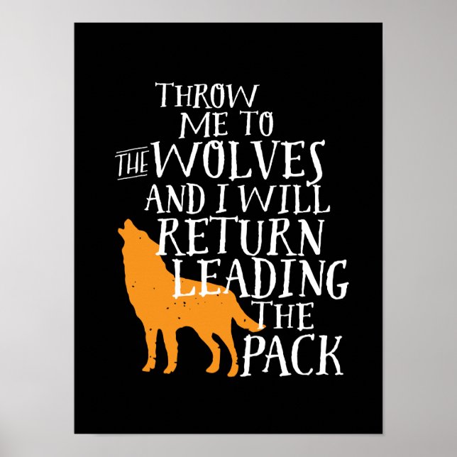 Inspirational Motivational Quote Typography Poster (Front)