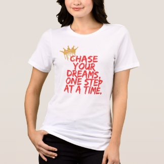 Inspirational Motivational Quotes Design Tri-Blend Shirt