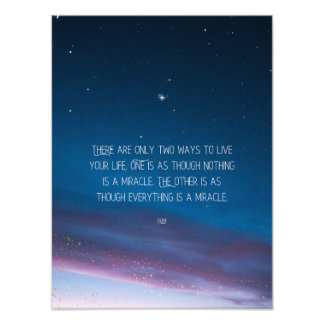 Inspirational Motivational Rumi Quote Stars Photo Print