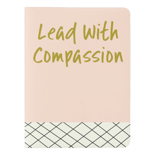 Inspirational Motivational Saying in Pink Extra Large Moleskine Notebook (Front)