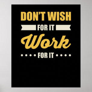 Inspirational Motivational Success Quote Poster