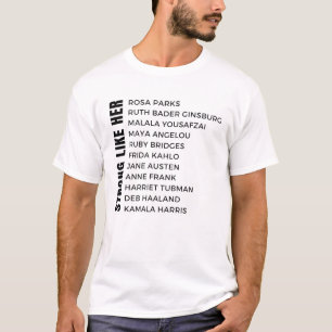 Inspirational Motivational Women History Month T-Shirt
