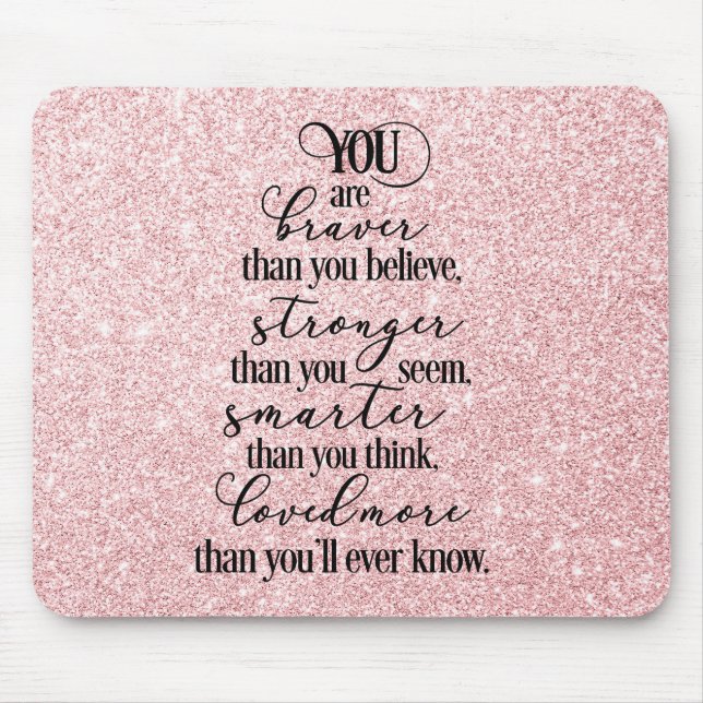 Inspirational Mouse Mat (Front)