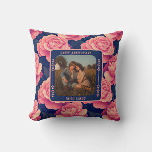 Inspirational Mr And Mrs Wedding Throw Pillow