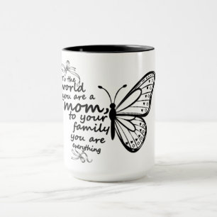 Inspirational Mum Butterfly Mug