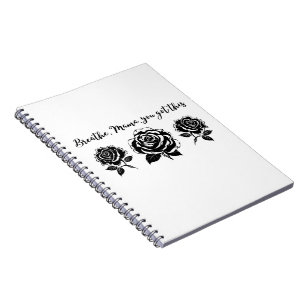 Inspirational Mum Life Quote Design Notebook