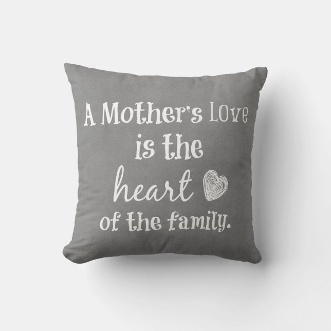 Inspirational Mum Quote Cushion (Front)