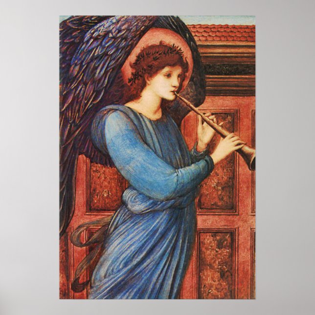 Inspirational Musical Angel Fine Art Poster (Front)